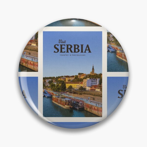 Item preview, Visit Serbia designed and sold by Mercury Club.
