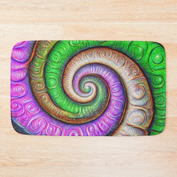 Item preview, Fibonacci spiral #DeepDream #Art designed and sold by blackhalt.
