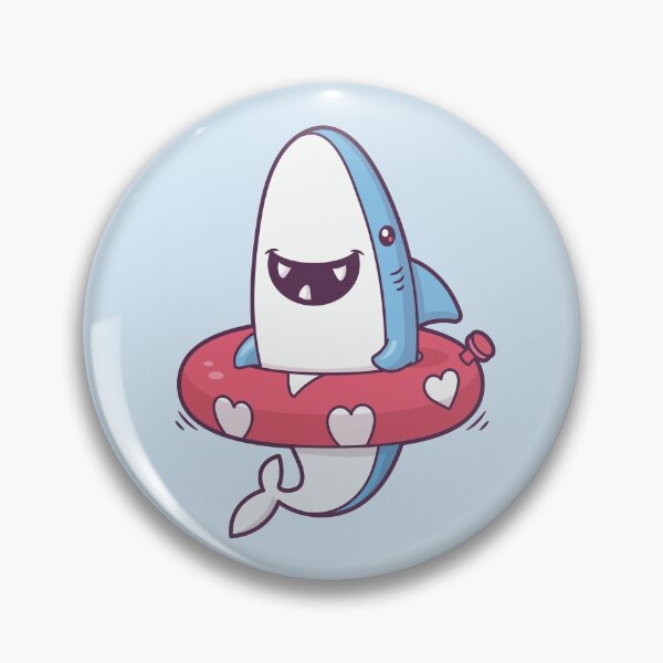 Shark Summer Fun Pin