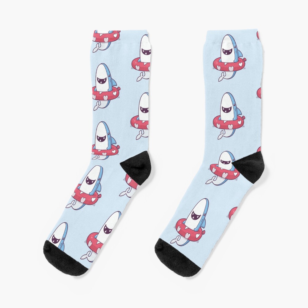 Shark Summer Fun Socks