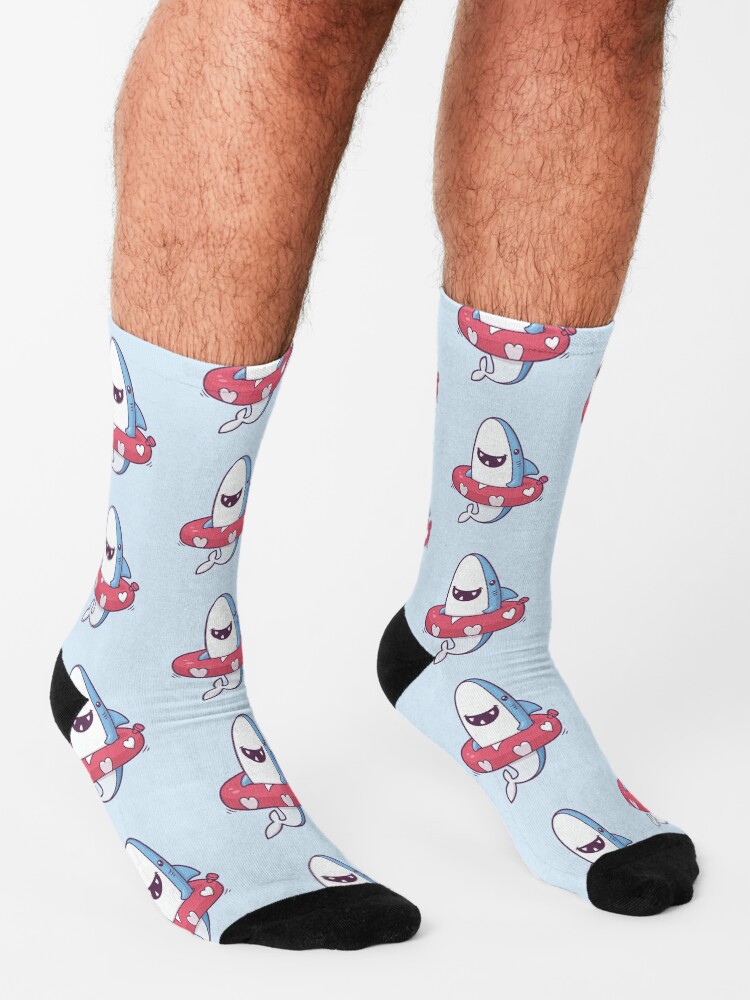 Alternate view of Shark Summer Fun Socks