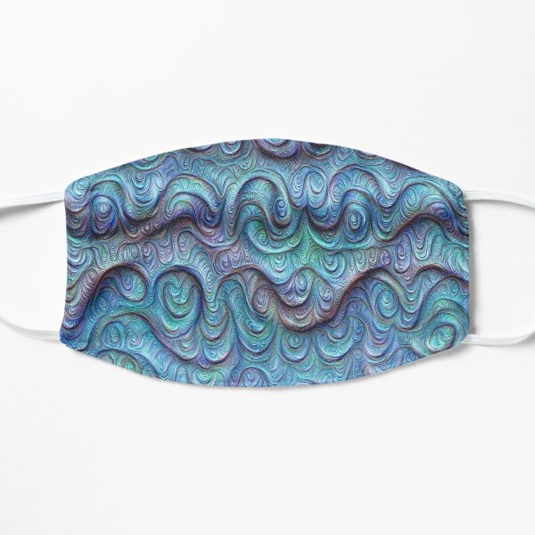 Frozen sea liquid lines and waves #DeepDream Mask