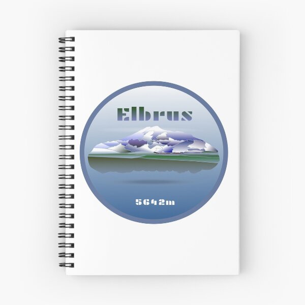 Item preview, Elbrus Mountain, Russia. Elevation 5642m.  Minimalist Illustration. designed and sold by Davey's Designs.