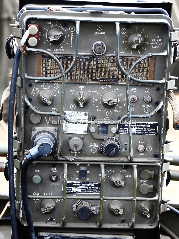 Vintage Military radio , US Army Signal corps , WWII by TomConway