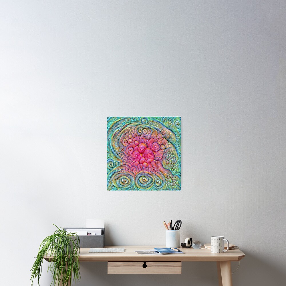 State of matter — Mesophase #DeepDream Poster
