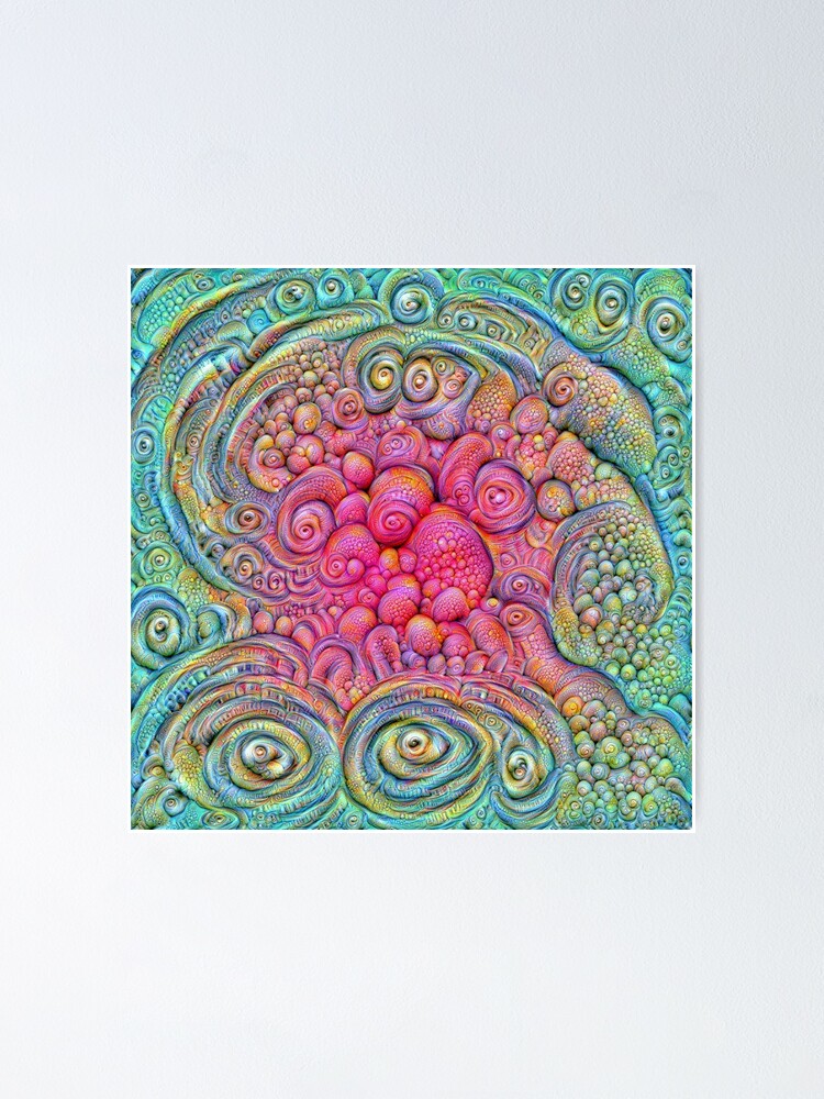 Alternate view of State of matter — Mesophase #DeepDream Poster