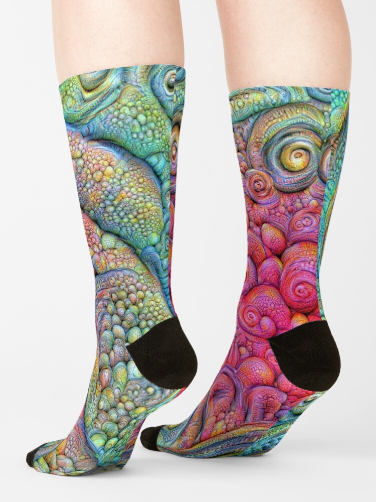 Alternate view of State of matter — Mesophase #DeepDream Socks