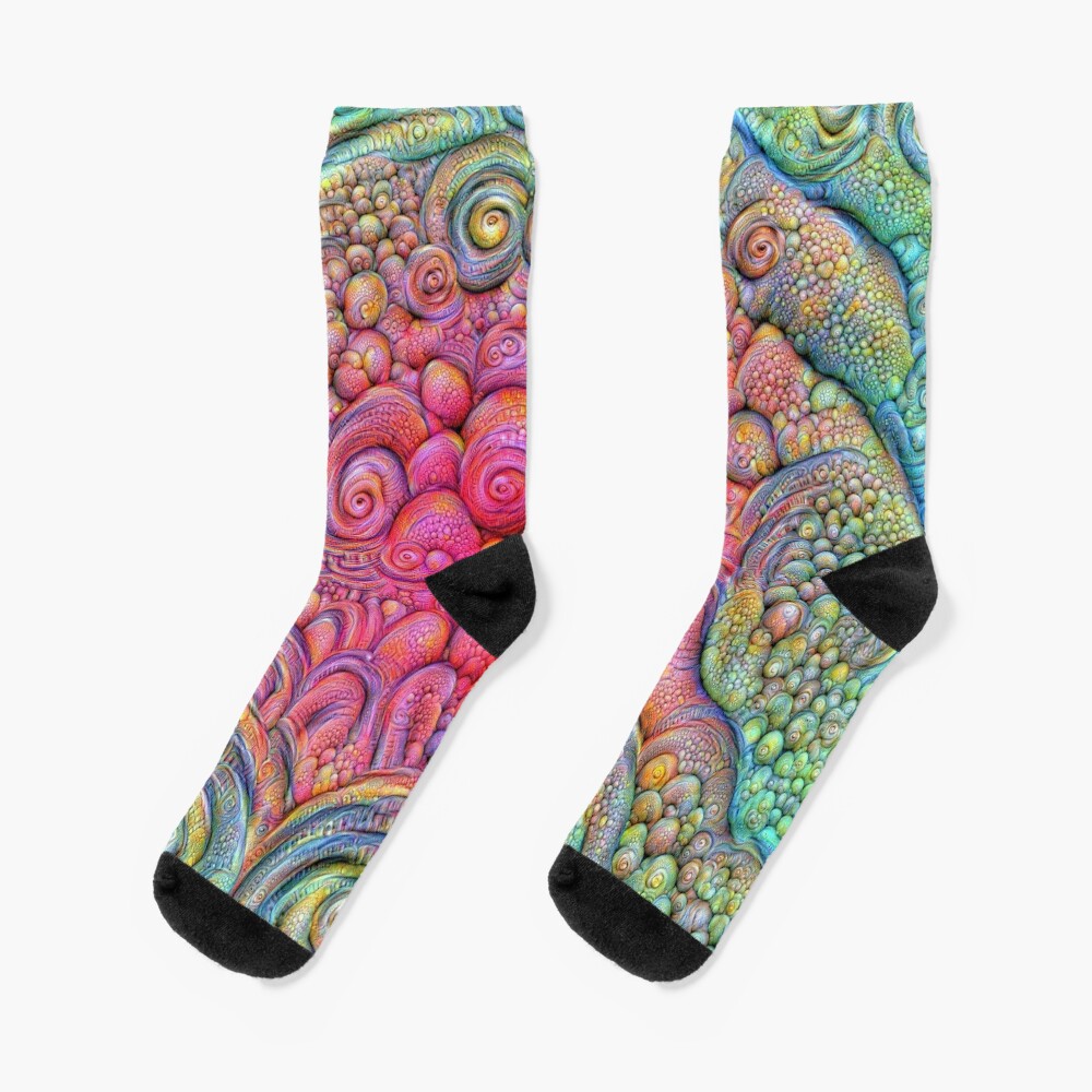 State of matter — Mesophase #DeepDream Socks