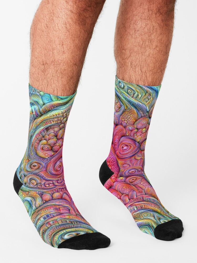 Alternate view of State of matter — Mesophase #DeepDream Socks