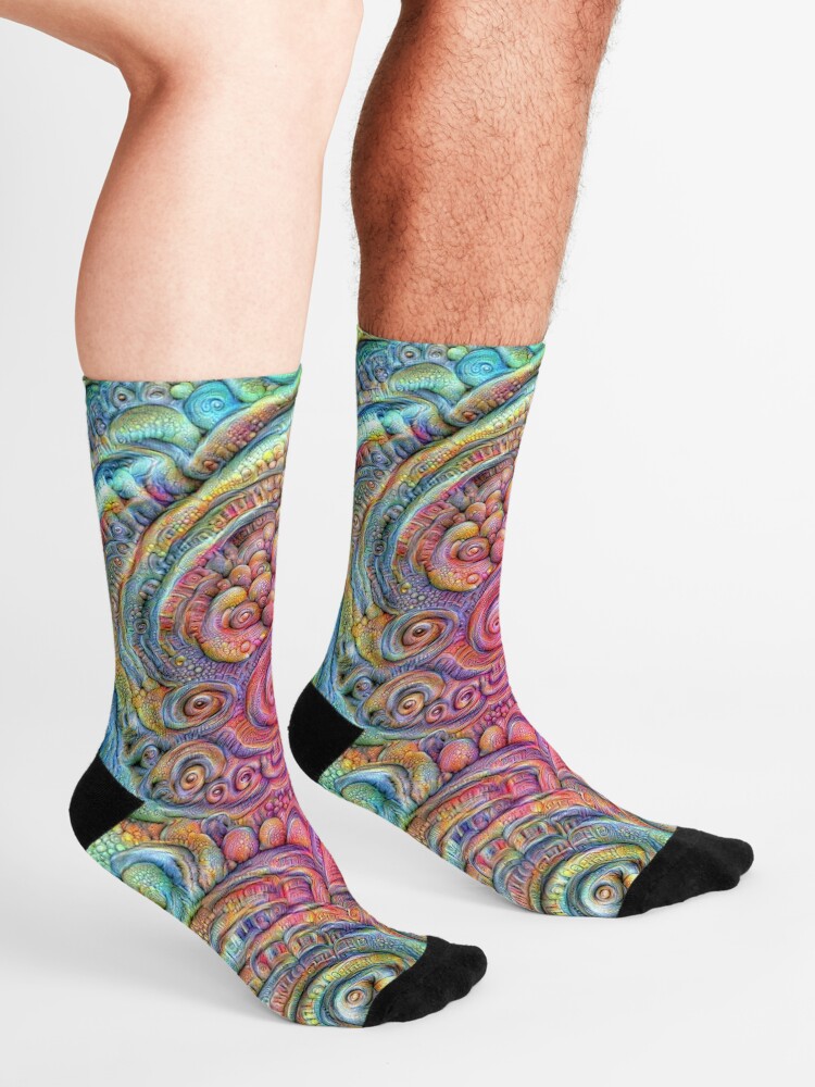Alternate view of State of matter — Mesophase #DeepDream Socks