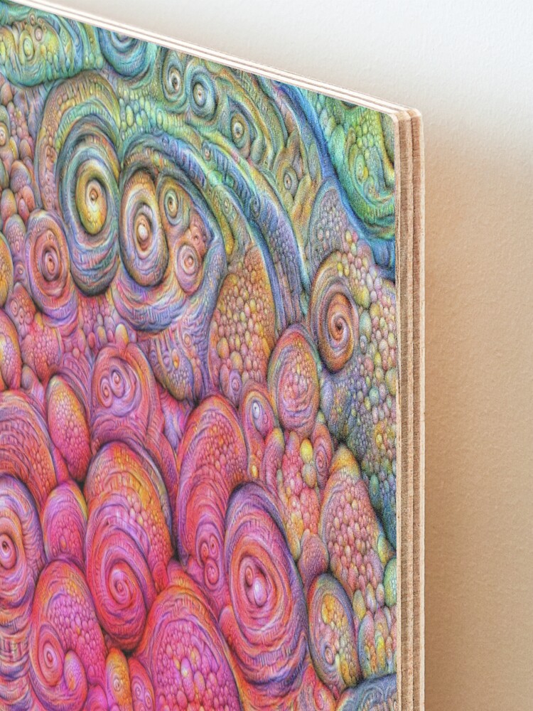 Alternate view of State of matter — Mesophase #DeepDream Mounted Print