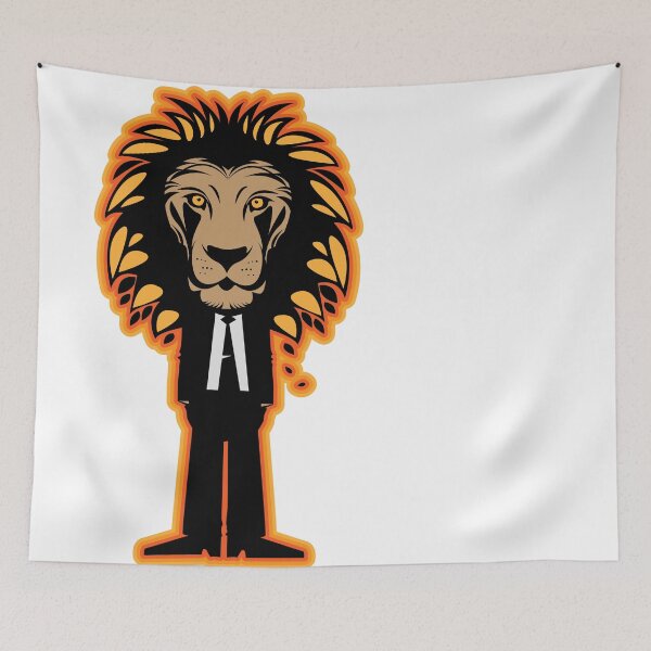 Item preview, Business man lion designed and sold by studio838.