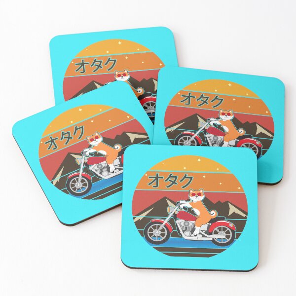 Item preview, Japanese Shiba Inu motorcycle biker designed and sold by DerNerd.