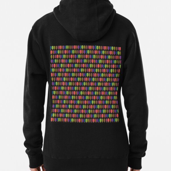 Popsicle Pattern Pullover Hoodie