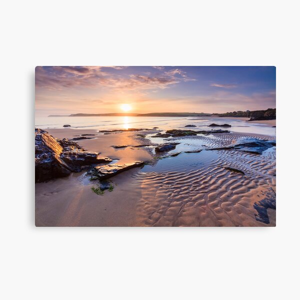 Item preview, First Light on Harlyn Bay Beach designed and sold by bitm2007.
