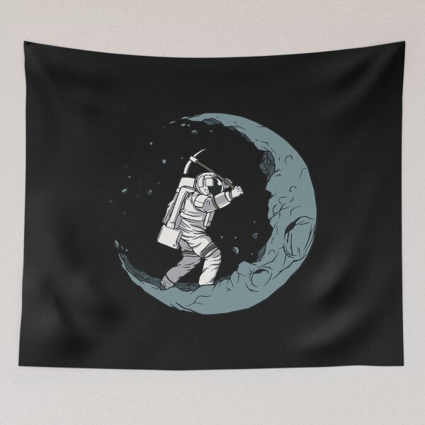 Item preview, Astronaut, moon designed and sold by DerSenat.