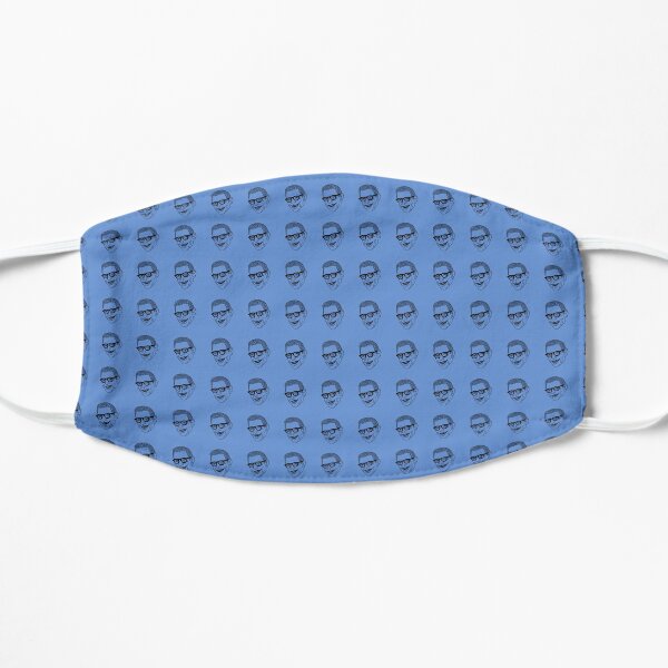 Jeff Goldblum Pattern Blue Mask