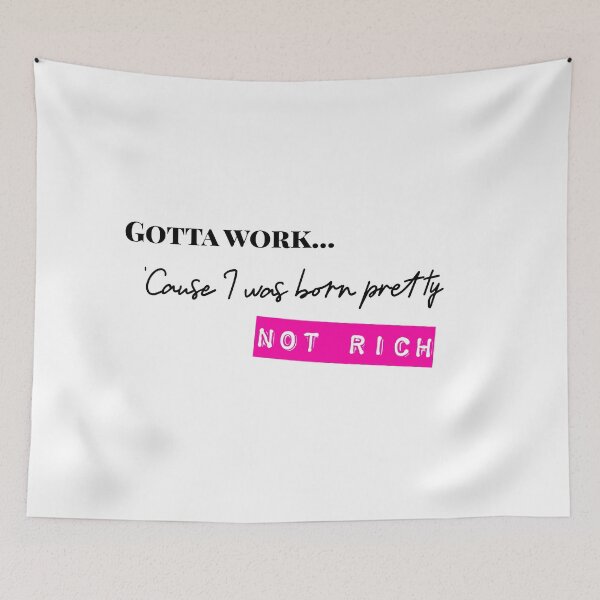 Item preview, I was born pretty not rich designed and sold by PatriciaSparkle.