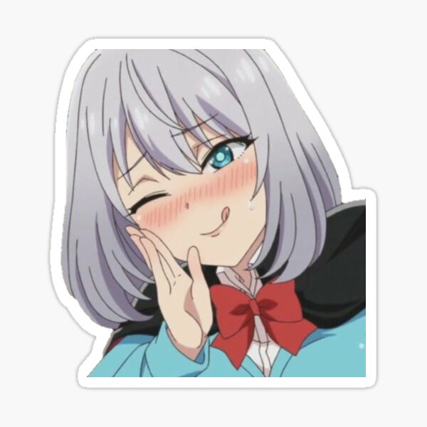 Tejina Senpai Pouting Magical Sempai Sticker for Sale by