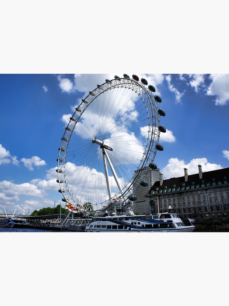 London Eye on a sunny day by santoshputhran