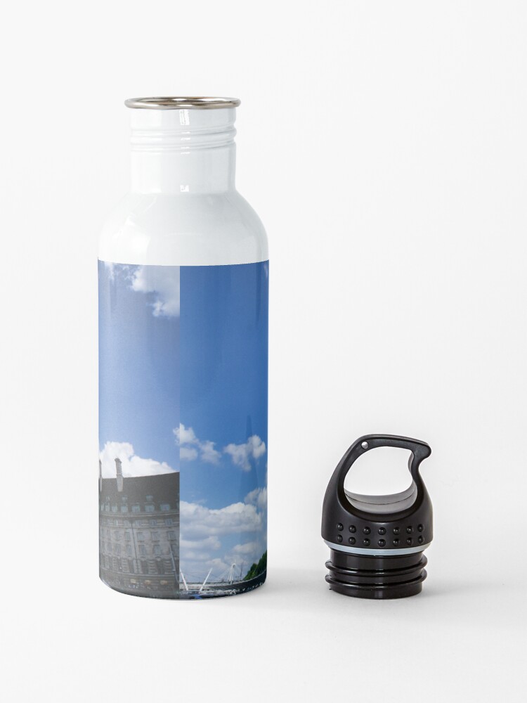 Alternate view of London Eye on a sunny day Water Bottle