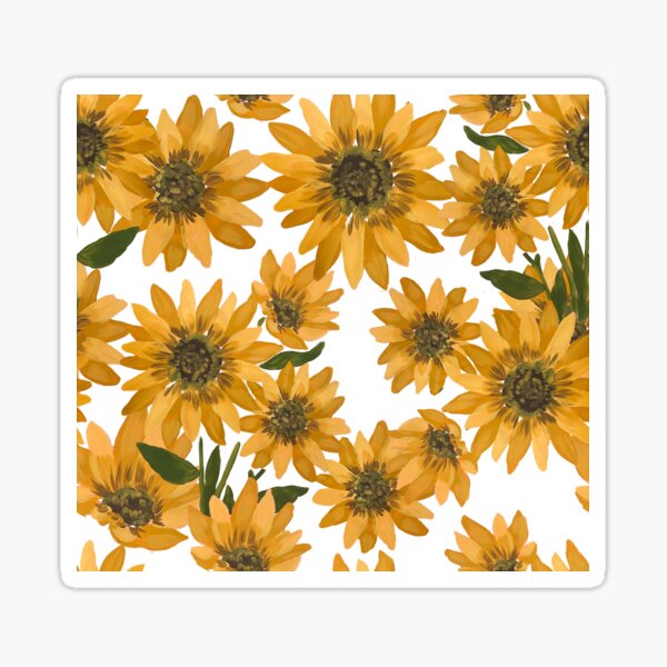 Item preview, Sunny Sunflower Pattern designed and sold by alicedesigns297.