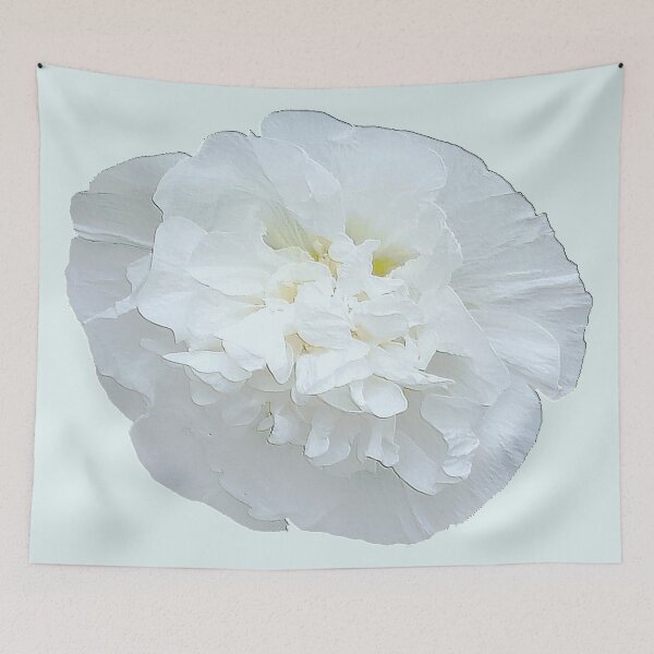 Item preview, White flower in relief. designed and sold by Robert Elfferich.