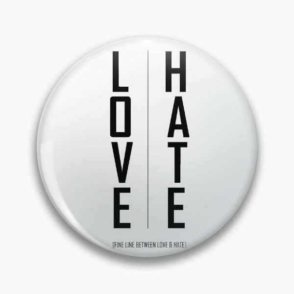 Item preview, Fine Line Between Love and Hate - Word Puzzle designed and sold by NGAGE "LIVE LIFE".