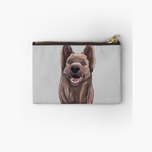 Item preview, Chocolate German shepherd  designed and sold by ArtByEmilie.