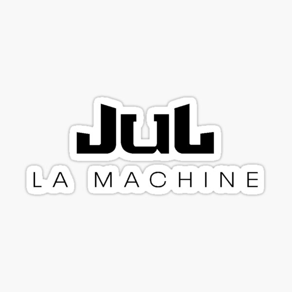 JUL La Machine Logo Noir Sticker