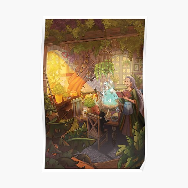 Witch's Cottage Poster