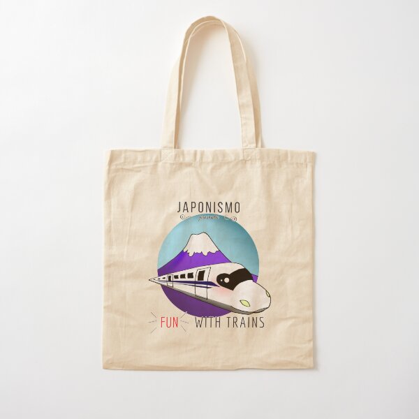 FunWithTrains: N700 - El regalo ideal para los aficionados a los trenes! Bolsa de algodón