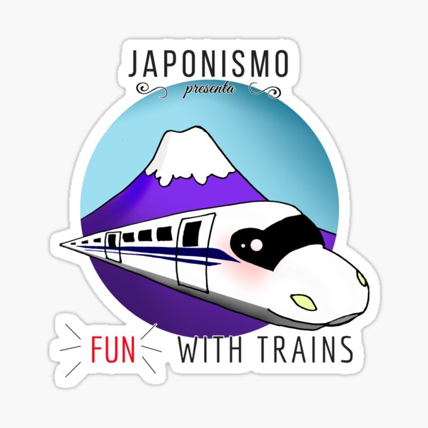 FunWithTrains: N700 - El regalo ideal para los aficionados a los trenes! Pegatina