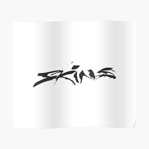 Xxxtentacion Skins Font Poster For Sale By Yoozy Redbubble 