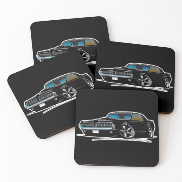 Item preview, Mercury Cougar (1968)(A) Black designed and sold by Yeomans Cartoons.