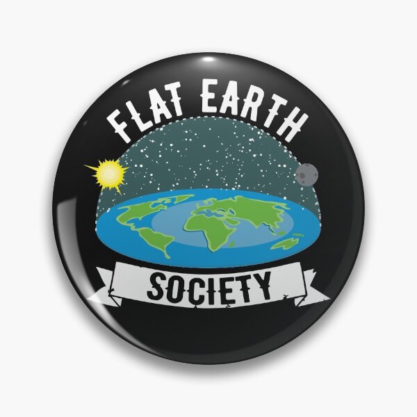 Item preview, Flat Earth Society The Earth is Flat Funny Conspiracy Theory  designed and sold by alenaz.