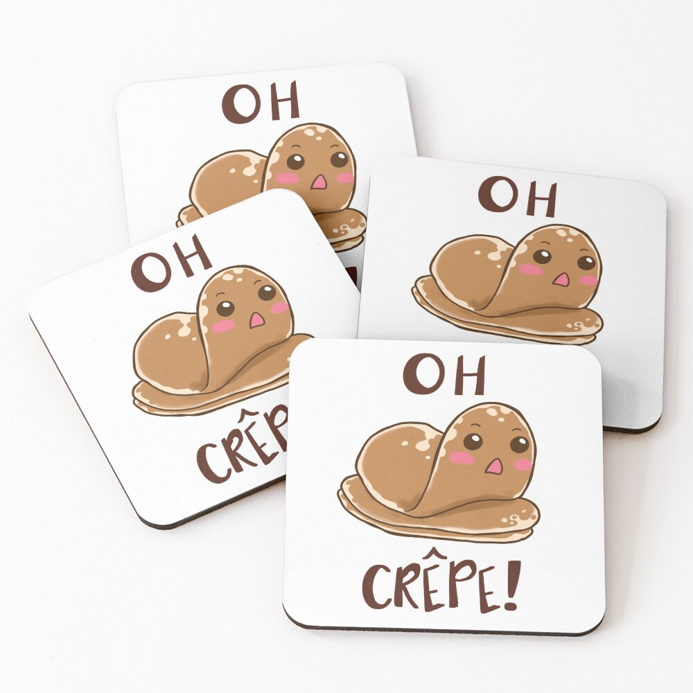 Oh Crepe! Coasters (Set of 4)