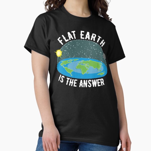 Item preview, Flat Earth is the Answer - Flat Earth Society Funny Secret  designed and sold by alenaz.