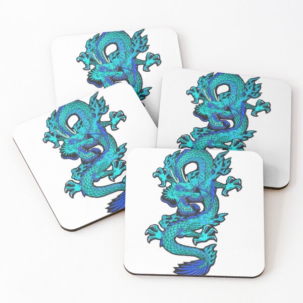 Item preview, BLUE DRAGON designed and sold by Sonia Jones Art.