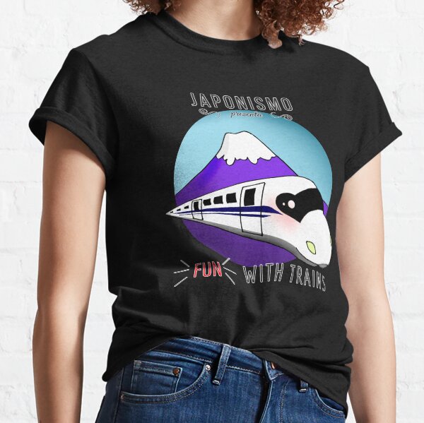 FunWithTrains: N700 - El regalo ideal para los aficionados a los trenes! Camiseta clásica