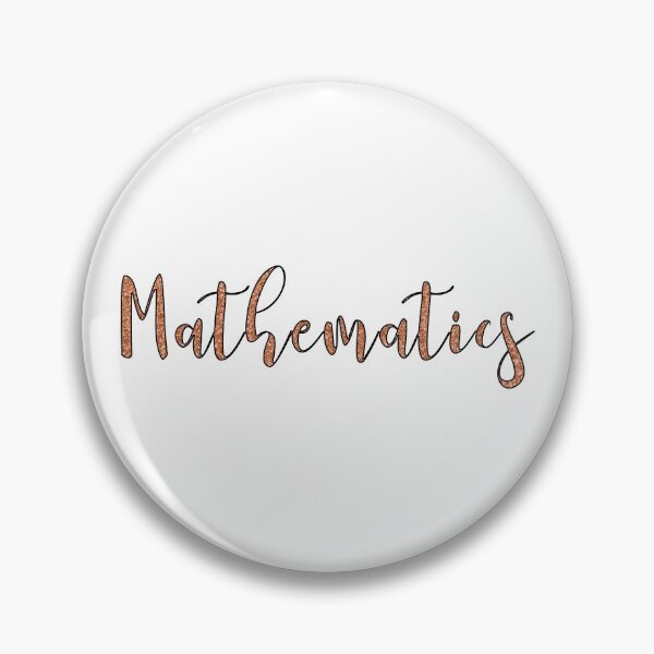 Item preview, Mathematics - Rose Gold Glitter Typography - School Subjects designed and sold by MysticMagpie.