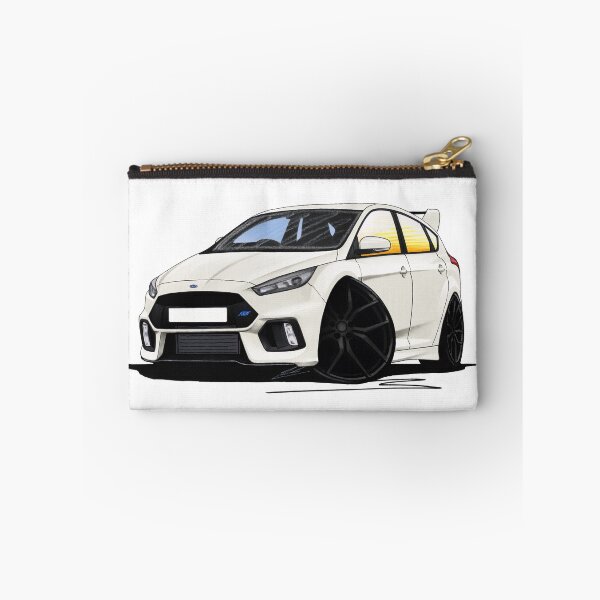 Item preview, Ford Focus (Mk3) RS White designed and sold by Yeomans Cartoons.
