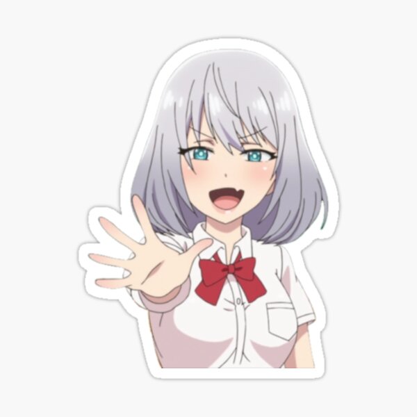 Tejina Senpai Pouting Magical Sempai Sticker for Sale by