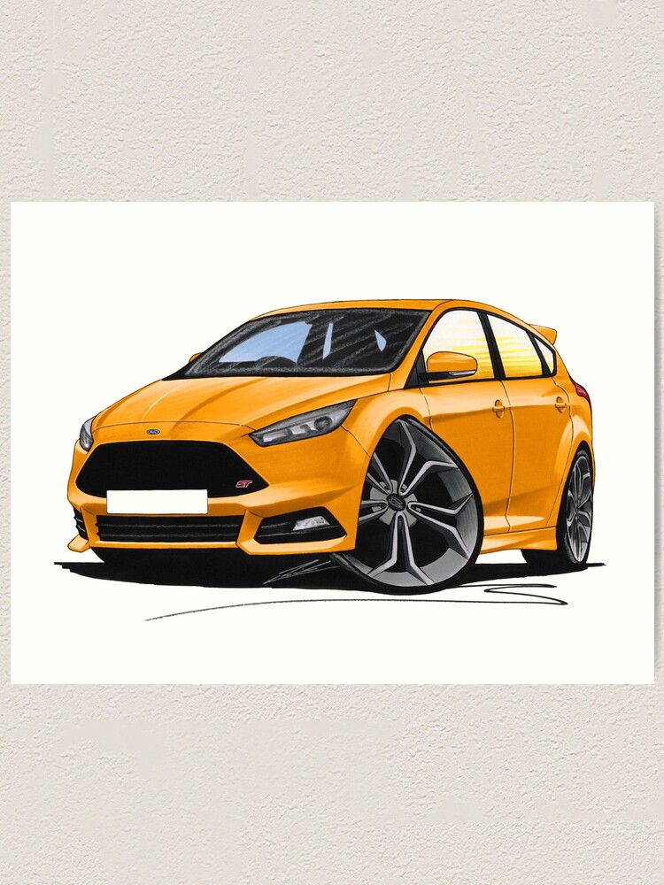  Ford Focus (Mk3 Facelift) ST Orange