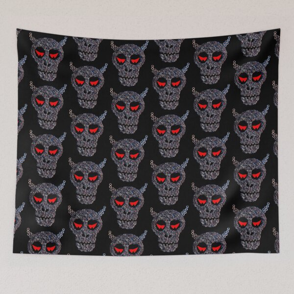 Item preview, Evil Skull Monster - Funny Spooky Metal Gothic Halloween Skull Gift designed and sold by r-silver.