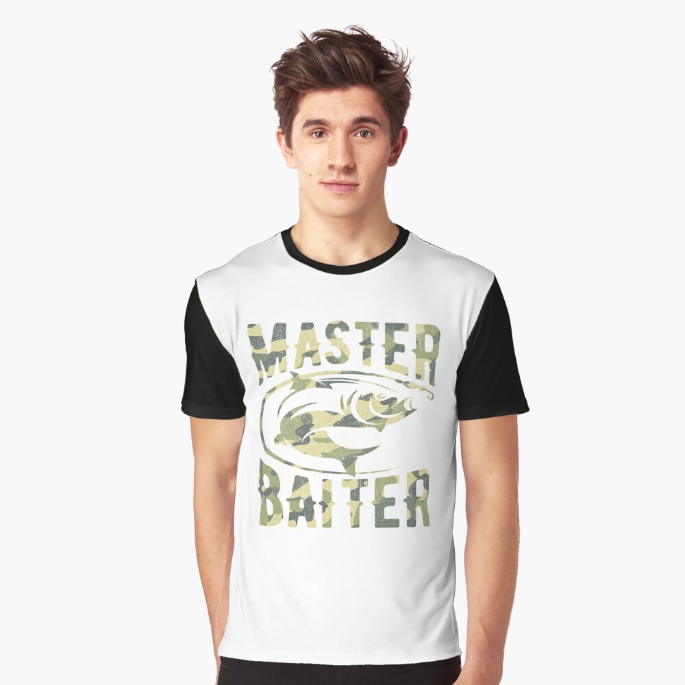 Mater Baiter Camo Fishing Lover Funny Fisherman Gift for dad