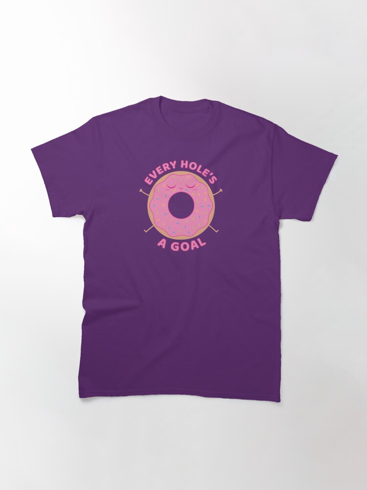 Thumbnail 2 of 7, Classic T-Shirt, Every hole's a goal designed and sold by penandkink.