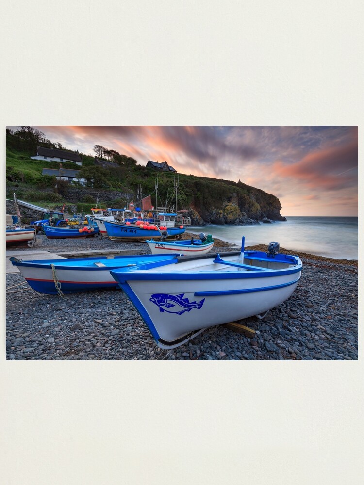 Alternate view of Boats at Sunrise (Cadgwith) Photographic Print