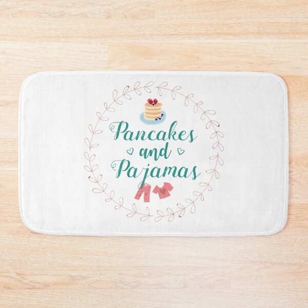 Item preview, Pancakes and Pajamas Cute Floral Lettering Love Gift Funny Weekend Breakfast Quote  designed and sold by alenaz.