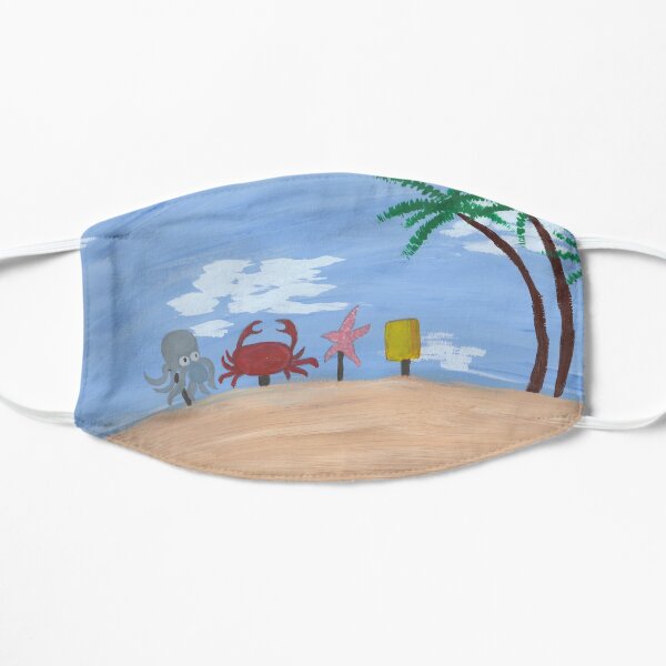 Above Bikini Bottom Flat Mask